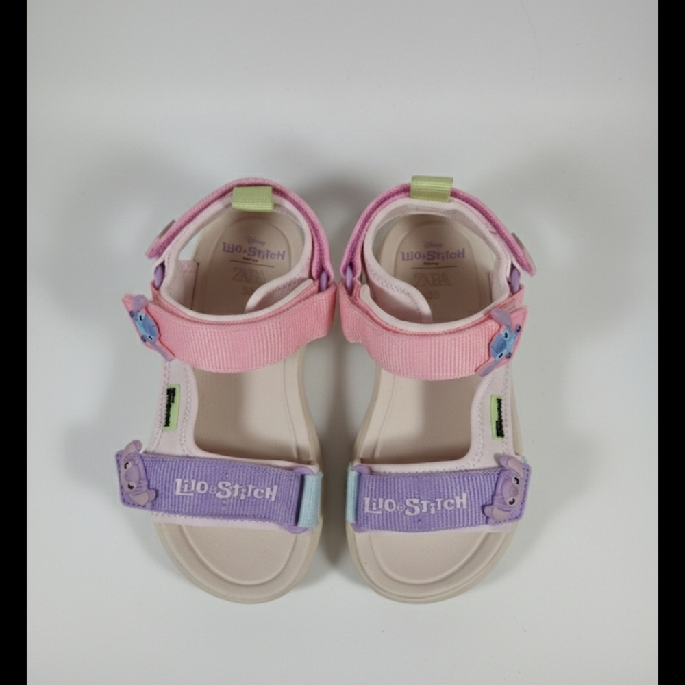 Disney Lilo & Stitch Pink and Purple Kids Sandals